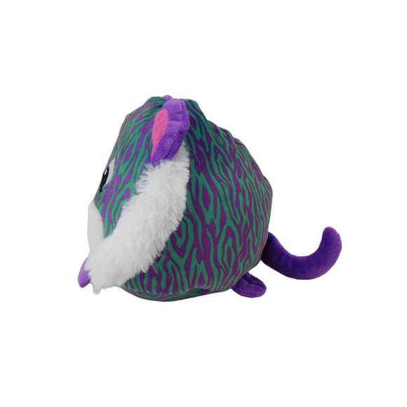 Pikmi Pops Tiger Surprise Stuffed Animal Purple Jungle Teal Soft Plush 7" - Picture 4 of 7